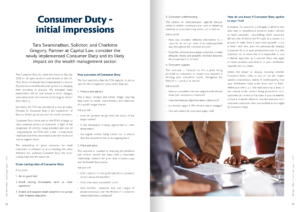 Consumer Duty - initial impressions - The Wealth Mosaic feature article - Capital Law