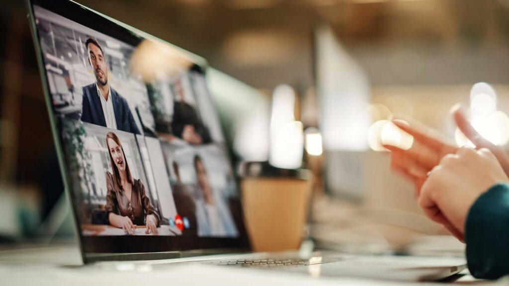 People Meeting Online video call
